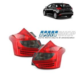 Ford Focus 3 galiniai raudoni Led žibintai 